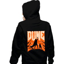 Load image into Gallery viewer, Daily_Deal_Shirts Zippered Hoodies, Unisex / Small / Black Dune Slayer

