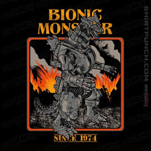 Load image into Gallery viewer, Secret_Shirts Magnets / 3"x3" / Black Bionic Monster