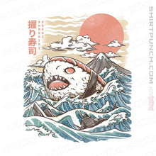 Load image into Gallery viewer, Shirts Magnets / 3"x3" / White Sharkiri Sushi