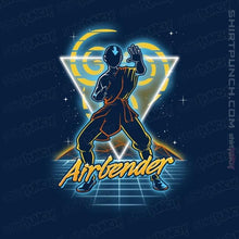 Load image into Gallery viewer, Shirts Magnets / 3"x3" / Navy Retro Airbender