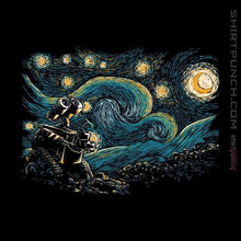 Load image into Gallery viewer, Shirts Magnets / 3"x3" / Black Starry Robot