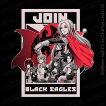 Load image into Gallery viewer, Shirts Magnets / 3"x3" / Black Join Black Eagles
