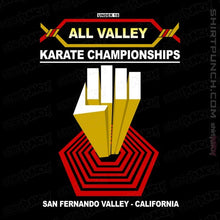 Load image into Gallery viewer, Daily_Deal_Shirts Magnets / 3"x3" / Black All Valley Karate