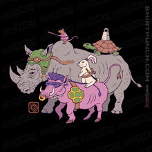 Load image into Gallery viewer, Secret_Shirts Magnets / 3"x3" / Black Mutant Animals!