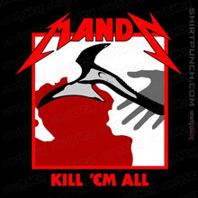 Load image into Gallery viewer, Shirts Magnets / 3"x3" / Black Mandy Em All