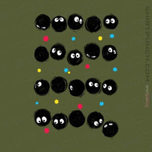 Load image into Gallery viewer, Shirts Magnets / 3"x3" / Military Green The Black Sprites