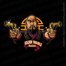 Load image into Gallery viewer, Shirts Magnets / 3"x3" / Black Golden Trouble Maker