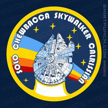 Load image into Gallery viewer, Shirts Magnets / 3"x3" / Navy Millenium Flight Program