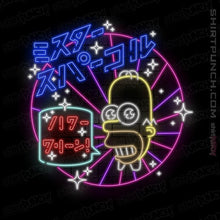 Load image into Gallery viewer, Daily_Deal_Shirts Magnets / 3"x3" / Black Neon Mr. Sparkle