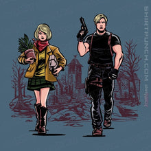 Load image into Gallery viewer, Daily_Deal_Shirts Magnets / 3"x3" / Indigo Blue Leon