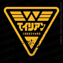 Load image into Gallery viewer, Secret_Shirts Magnets / 3"x3" / Black Alien I