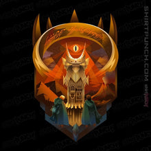 Load image into Gallery viewer, Daily_Deal_Shirts Magnets / 3"x3" / Black Art Deco Dark Fortress