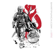 Load image into Gallery viewer, Shirts Magnets / 3"x3" / White Lone Hunter And Cub