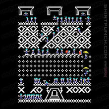 Load image into Gallery viewer, Shirts Magnets / 3"x3" / Black Lemmings Christmas