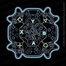 Load image into Gallery viewer, Shirts Magnets / 3"x3" / Black Gamer Mandala