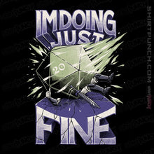 Load image into Gallery viewer, Daily_Deal_Shirts Magnets / 3"x3" / Black Doing Just Fine
