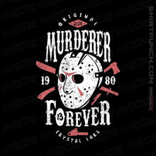 Load image into Gallery viewer, Shirts Magnets / 3"x3" / Black Murderer Forever