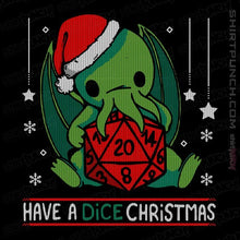Load image into Gallery viewer, Shirts Magnets / 3"x3" / Black Have A Dice Christmas