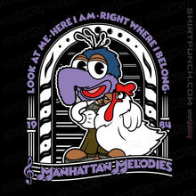 Load image into Gallery viewer, Shirts Magnets / 3"x3" / Black Gonzo Melodies