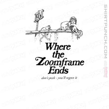 Load image into Gallery viewer, Shirts Magnets / 3"x3" / White Where The Zoom Frame Ends