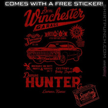 Load image into Gallery viewer, Daily_Deal_Shirts Magnets / 3"x3" / Black Winchester Garage
