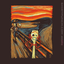 Load image into Gallery viewer, Shirts Magnets / 3"x3" / Dark Chocolate Screaming Forky