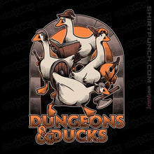 Load image into Gallery viewer, Daily_Deal_Shirts Magnets / 3"x3" / Black Dungeons & Ducks