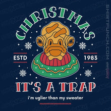 Load image into Gallery viewer, Shirts Magnets / 3"x3" / Navy Uglier Than My Sweater