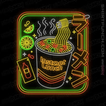 Load image into Gallery viewer, Daily_Deal_Shirts Magnets / 3"x3" / Black Instant Neon Lunch