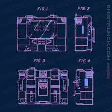 Load image into Gallery viewer, Secret_Shirts Magnets / 3"x3" / Navy Start The Music!