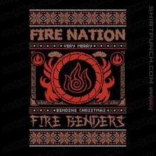 Load image into Gallery viewer, Shirts Magnets / 3"x3" / Black Fire Nation Ugly Sweater