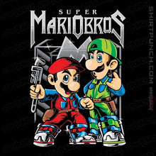 Load image into Gallery viewer, Daily_Deal_Shirts Magnets / 3"x3" / Black Super Metal Bros