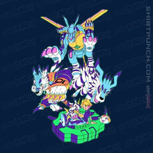 Load image into Gallery viewer, Daily_Deal_Shirts Magnets / 3"x3" / Navy Friendship