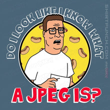 Load image into Gallery viewer, Daily_Deal_Shirts Magnets / 3"x3" / Indigo Blue JPEG Hank