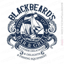 Load image into Gallery viewer, Daily_Deal_Shirts Magnets / 3"x3" / White Blackbeard's Bar And Grill