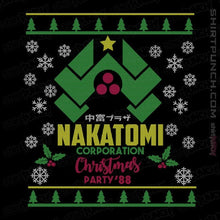 Load image into Gallery viewer, Daily_Deal_Shirts Magnets / 3"x3" / Black Nakatomi Party Sweater '88