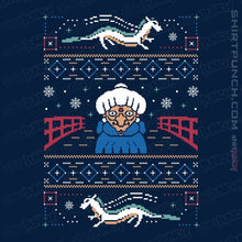 Load image into Gallery viewer, Shirts Magnets / 3"x3" / Navy Magical Japanese Folk Christmas Sweaters