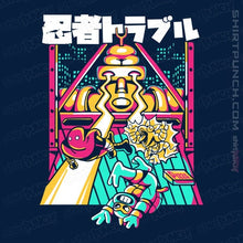 Load image into Gallery viewer, Daily_Deal_Shirts Magnets / 3"x3" / Navy Ninja Trouble