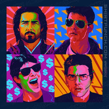 Load image into Gallery viewer, Daily_Deal_Shirts Magnets / 3"x3" / Navy Pop Tom Cruise