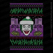 Load image into Gallery viewer, Shirts Magnets / 3"x3" / Black HAHAHAHA Christmas