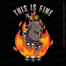 Load image into Gallery viewer, Secret_Shirts Magnets / 3"x3" / Black Demonically Fine