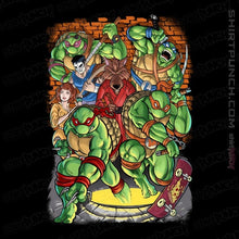 Load image into Gallery viewer, Daily_Deal_Shirts Magnets / 3"x3" / Black Pizza Fights And Stories