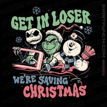 Load image into Gallery viewer, Secret_Shirts Magnets / 3"x3" / Black Christmas Losers