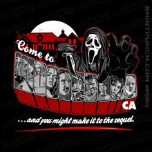 Load image into Gallery viewer, Shirts Magnets / 3"x3" / Black Come To Woodsboro