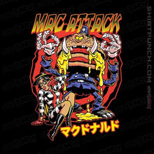 Load image into Gallery viewer, Shirts Magnets / 3"x3" / Black Mac Attack