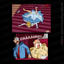 Load image into Gallery viewer, Secret_Shirts Magnets / 3"x3" / Black Falling Princess