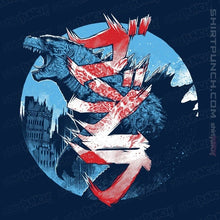 Load image into Gallery viewer, Daily_Deal_Shirts Magnets / 3"x3" / Navy Gojira Scream