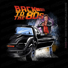 Load image into Gallery viewer, Daily_Deal_Shirts Magnets / 3"x3" / Black Back To The 80s