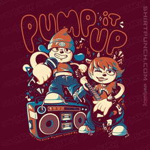 Load image into Gallery viewer, Secret_Shirts Magnets / 3"x3" / Maroon Pump It Up