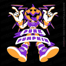 Load image into Gallery viewer, Shirts Magnets / 3"x3" / Black Punk Pumpkin